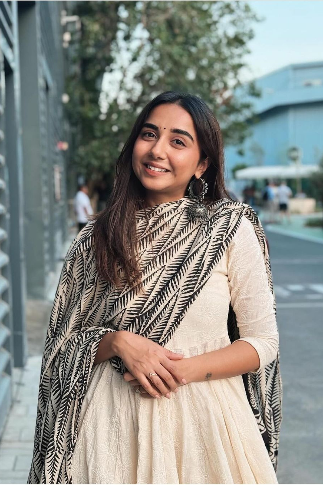 Maya Chikan Anarkali Set