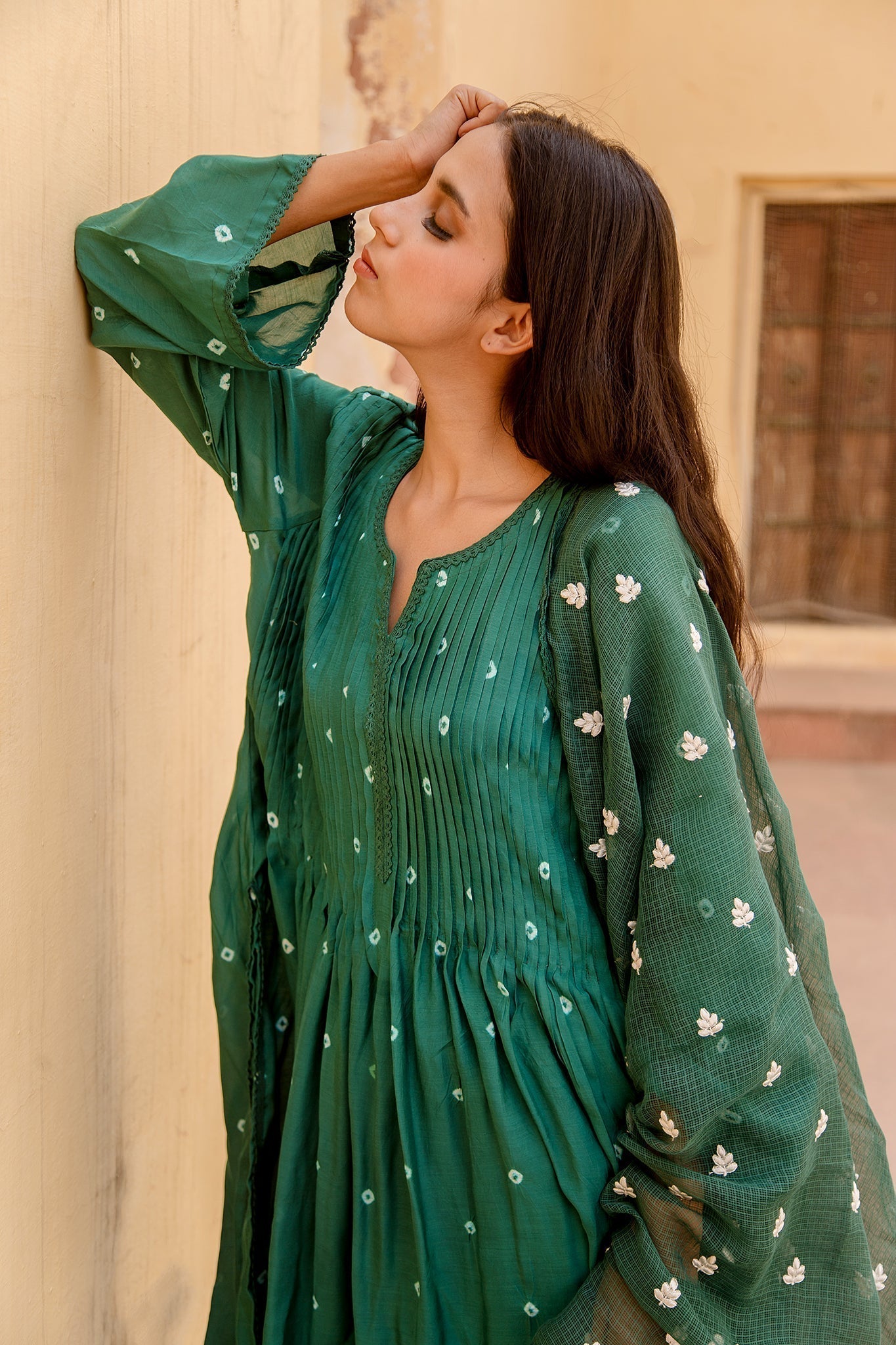 Ada Green Kurta Set