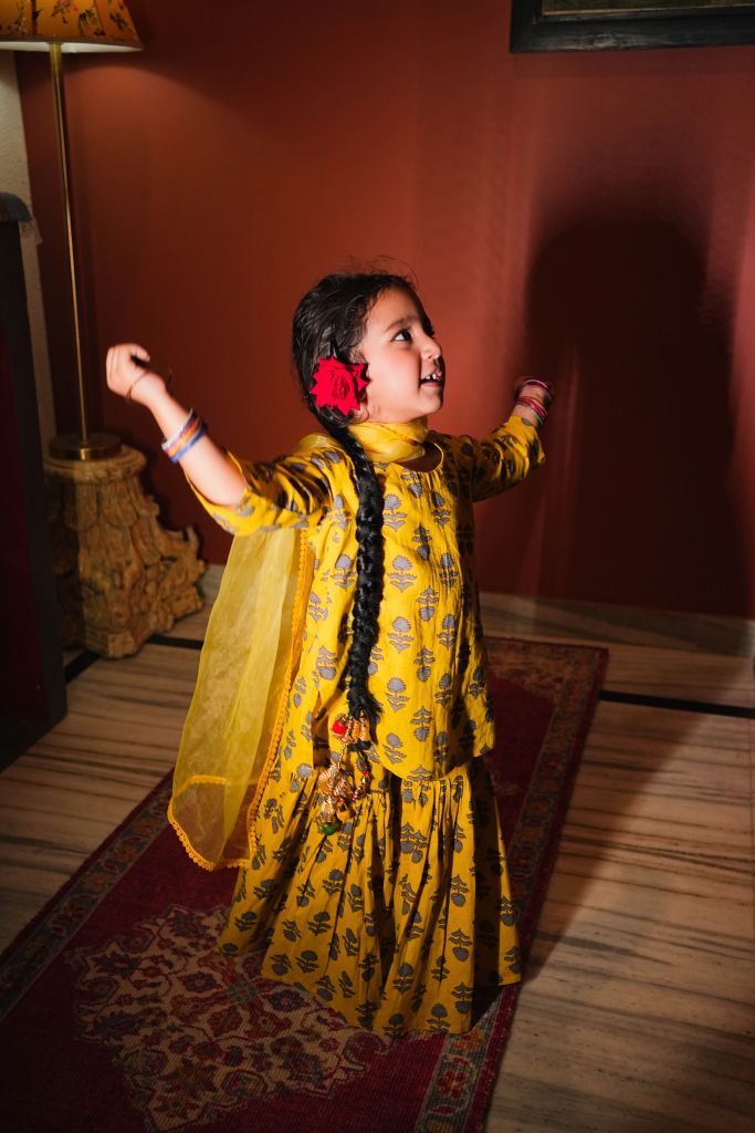 Vira Yellow Sharara set