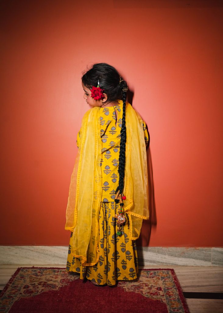 Vira Yellow Sharara set