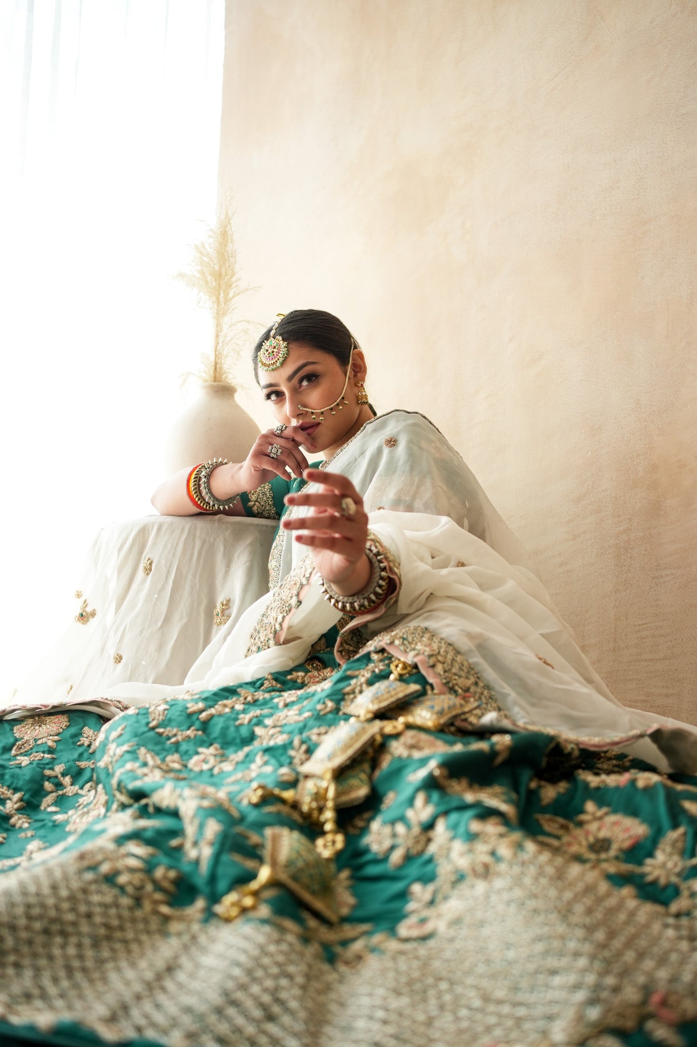 Umrao Green Lehenga Set