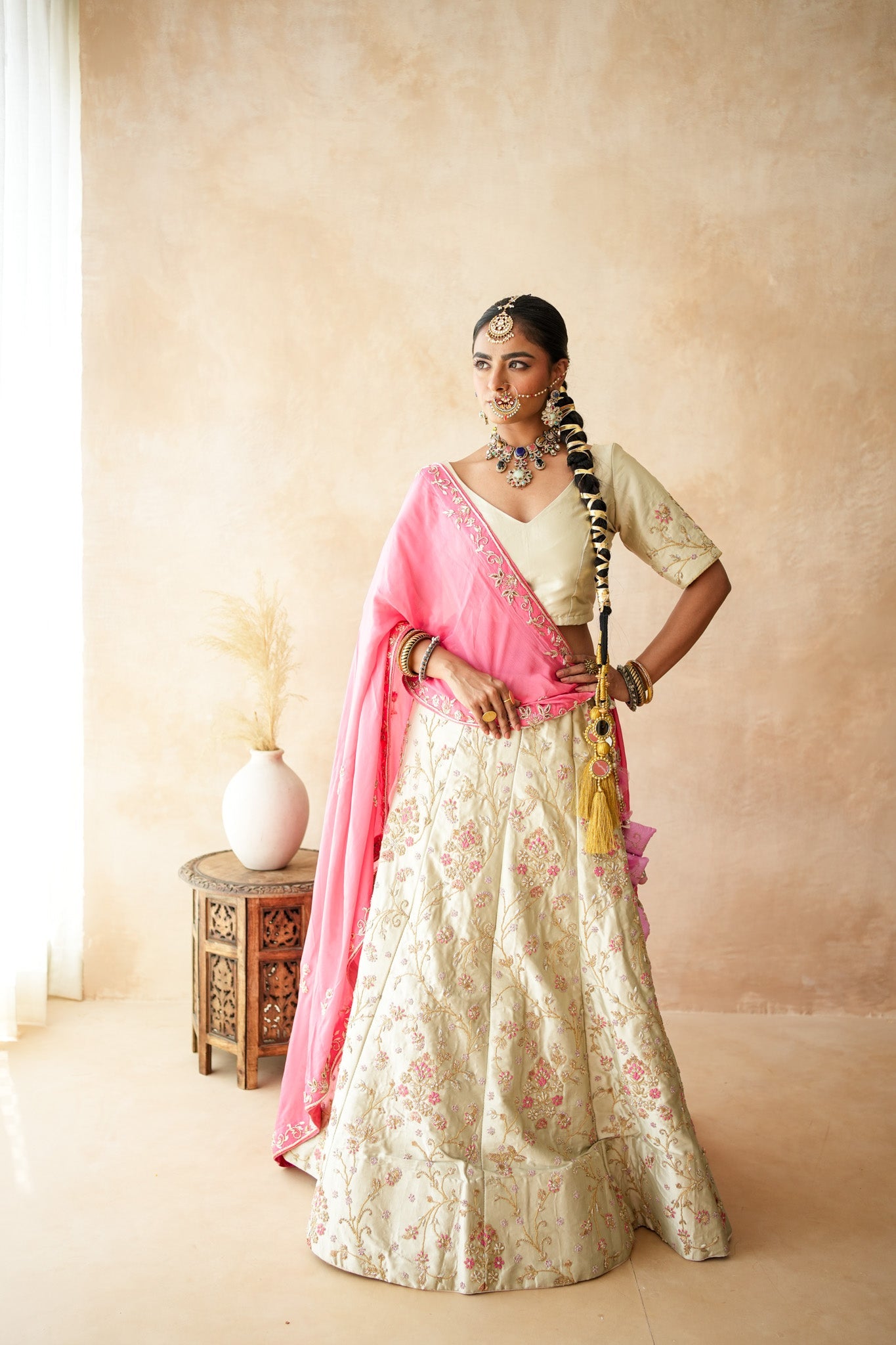 Noor Ivory Lehenga Set