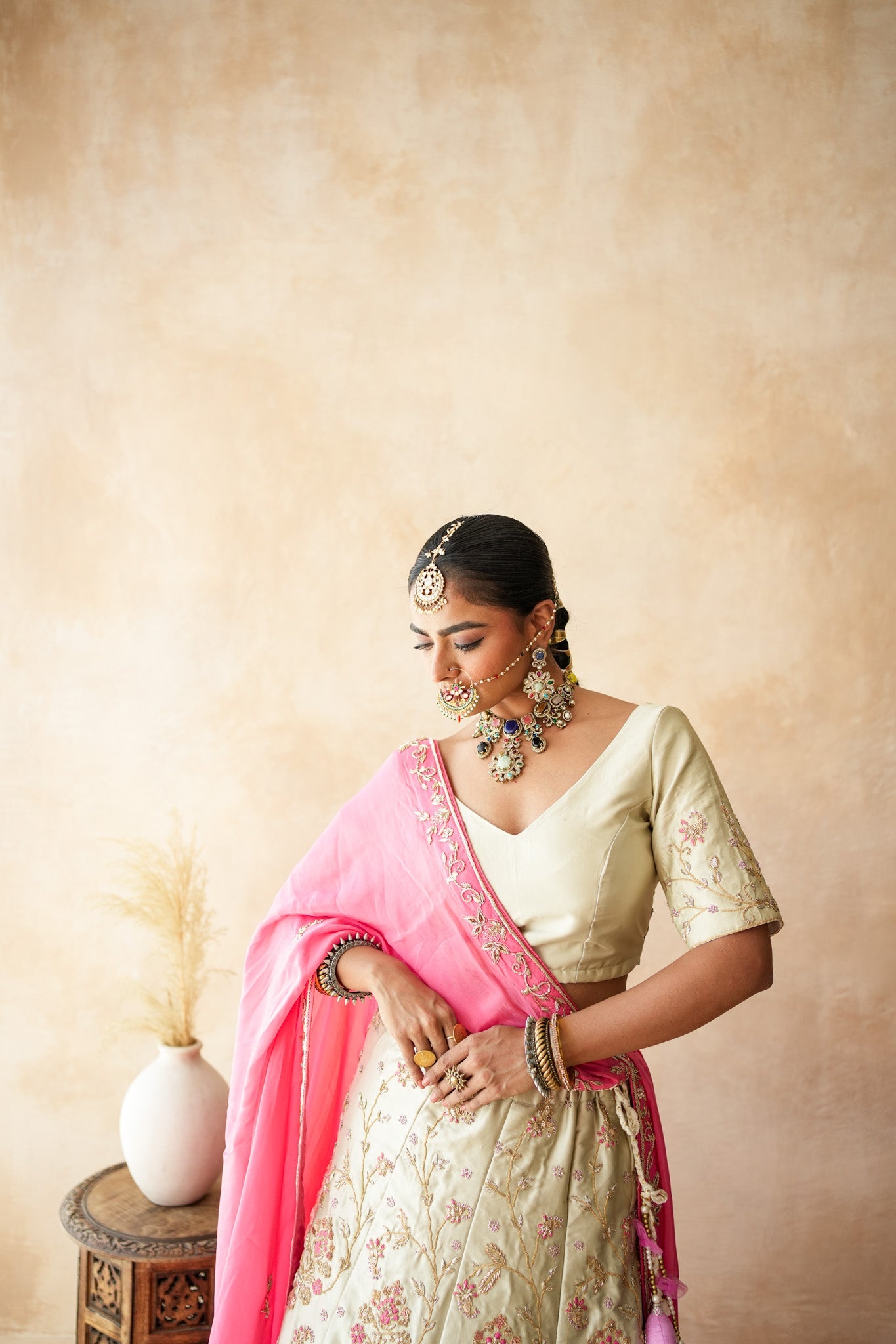 Noor Ivory Lehenga Set