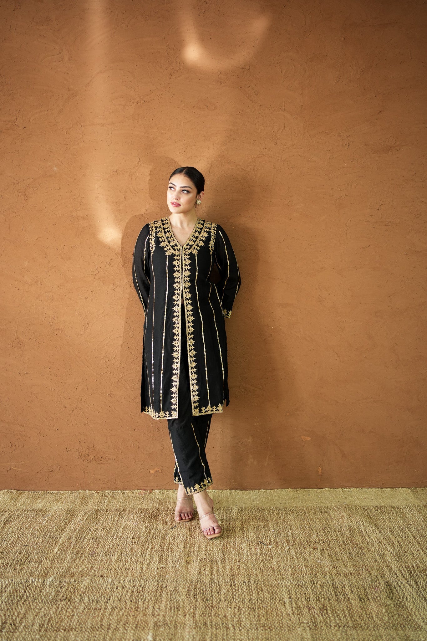 Ruhan Black Co-ord Set