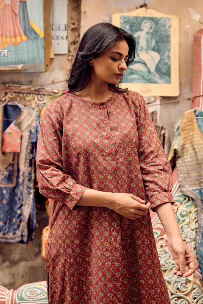 Surya Red Co-ord Set