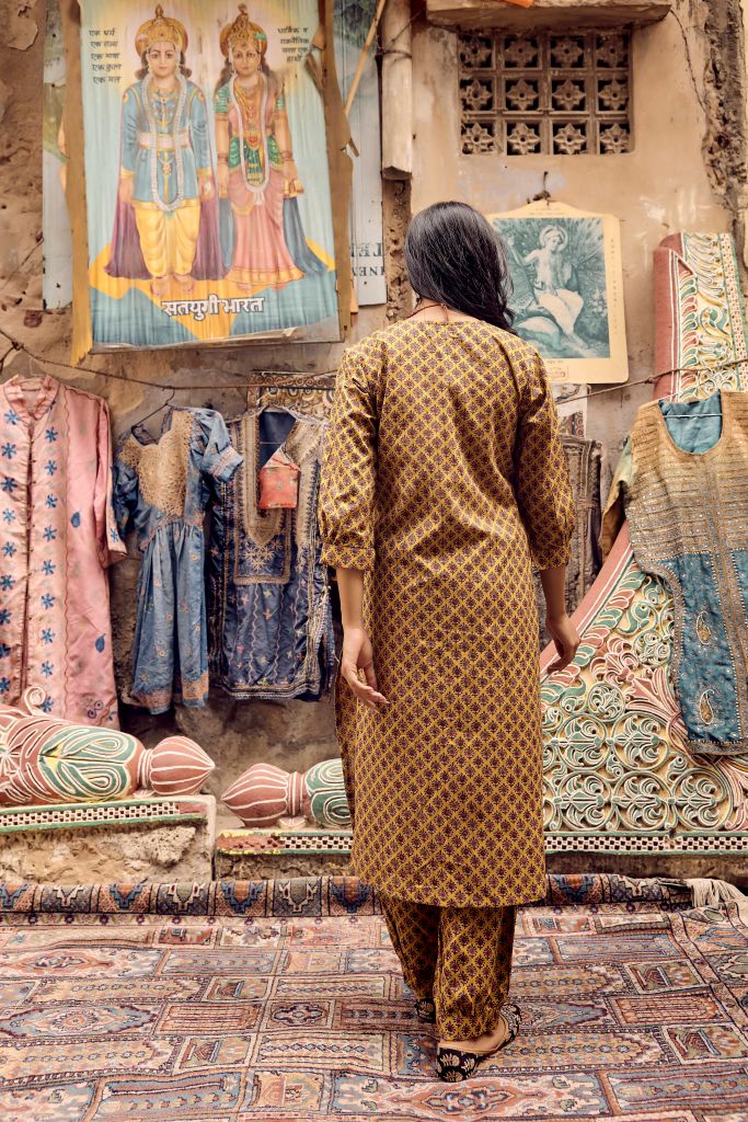 Surya Mustard Co-ord Set