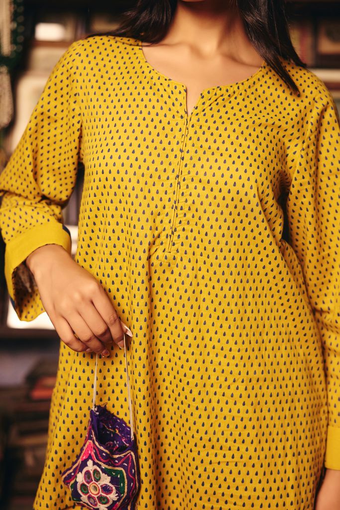 Roza Mustard Co-ord Set