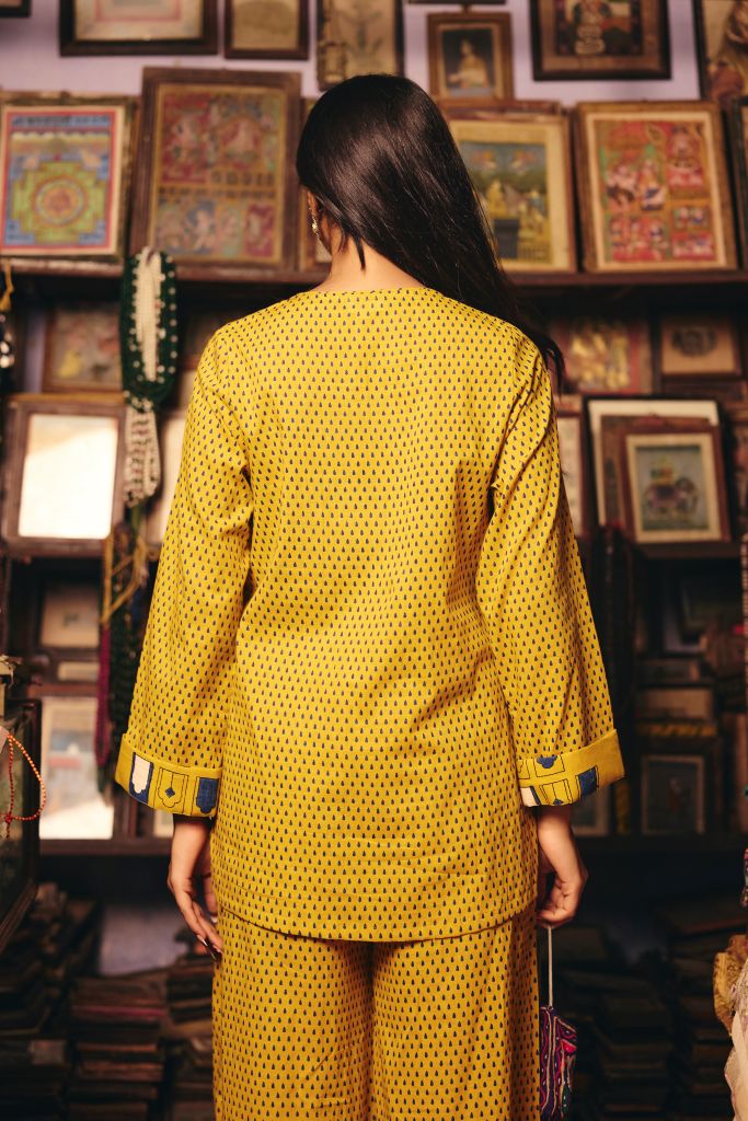 Roza Mustard Co-ord Set