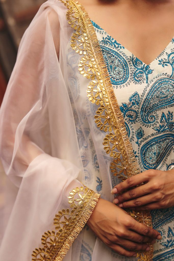 Leela offwhite Sharara Set