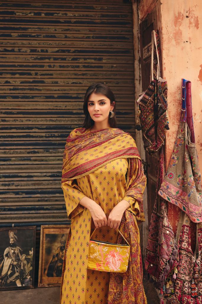 Nigaar Mustard Straight Set