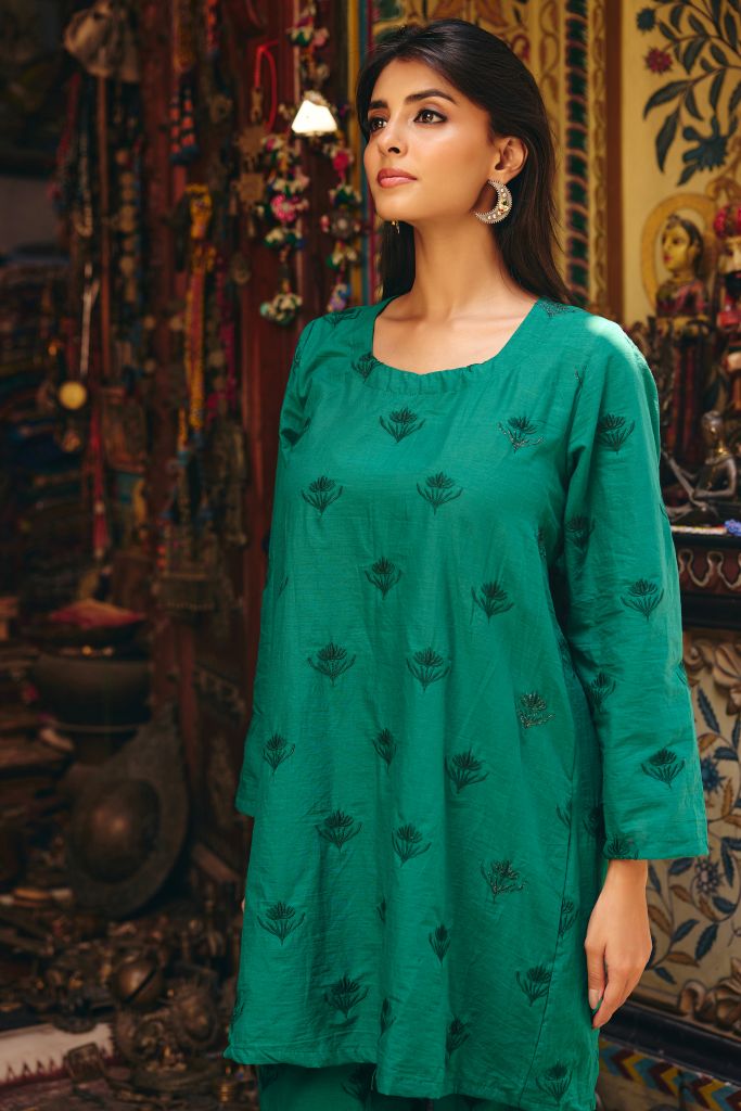 Falak Green Co-ord Set