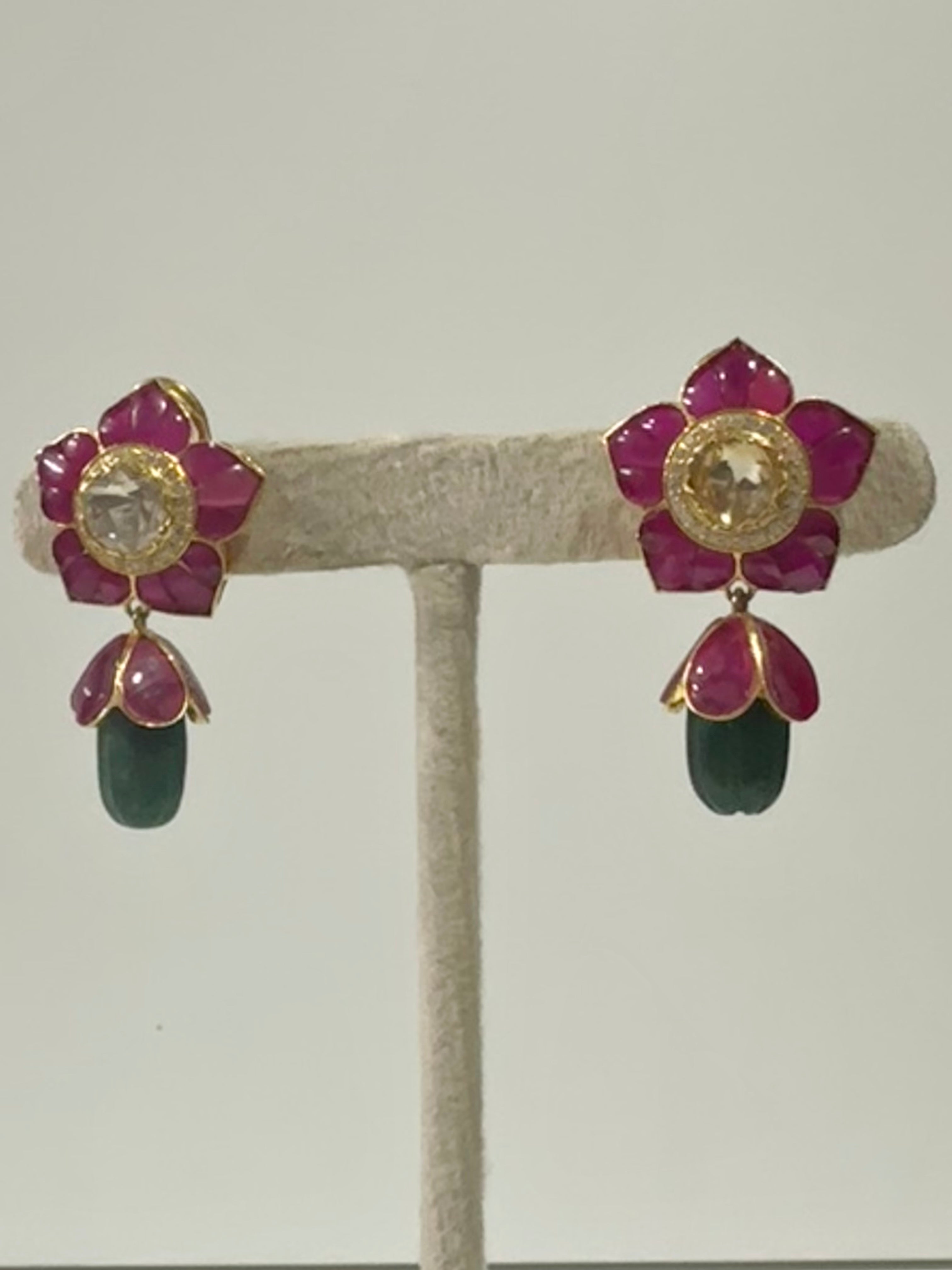 Grace Red Earrings