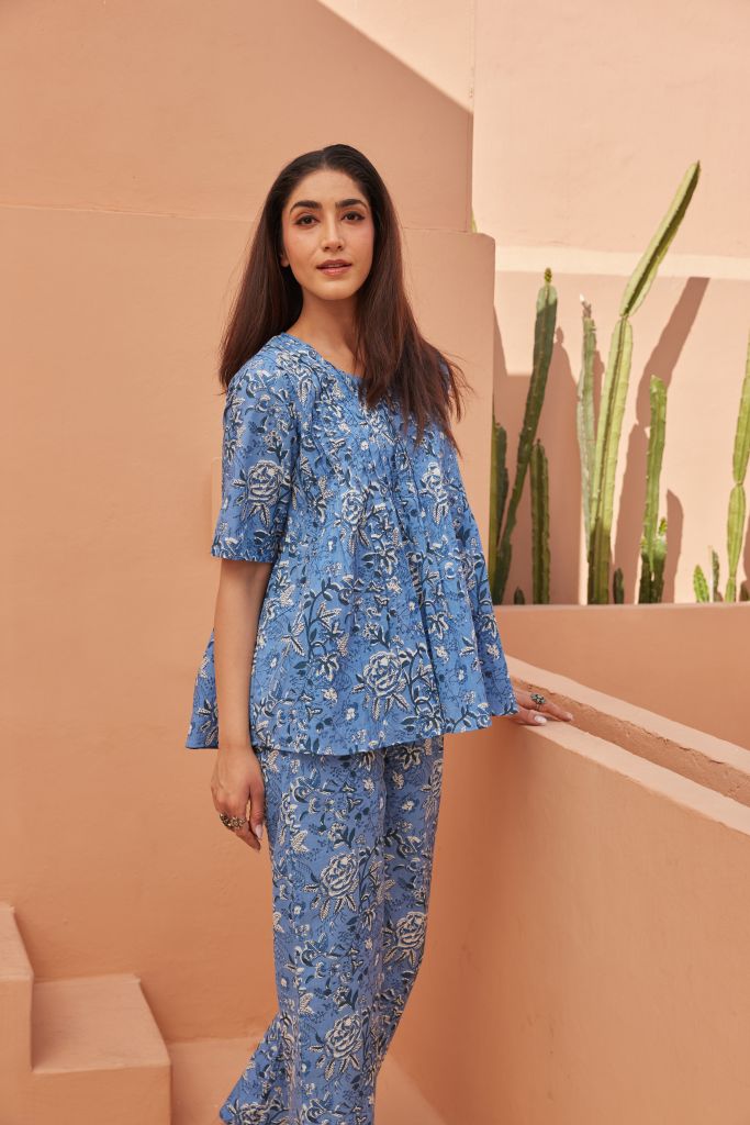 Saba Blue Co-Ord Set