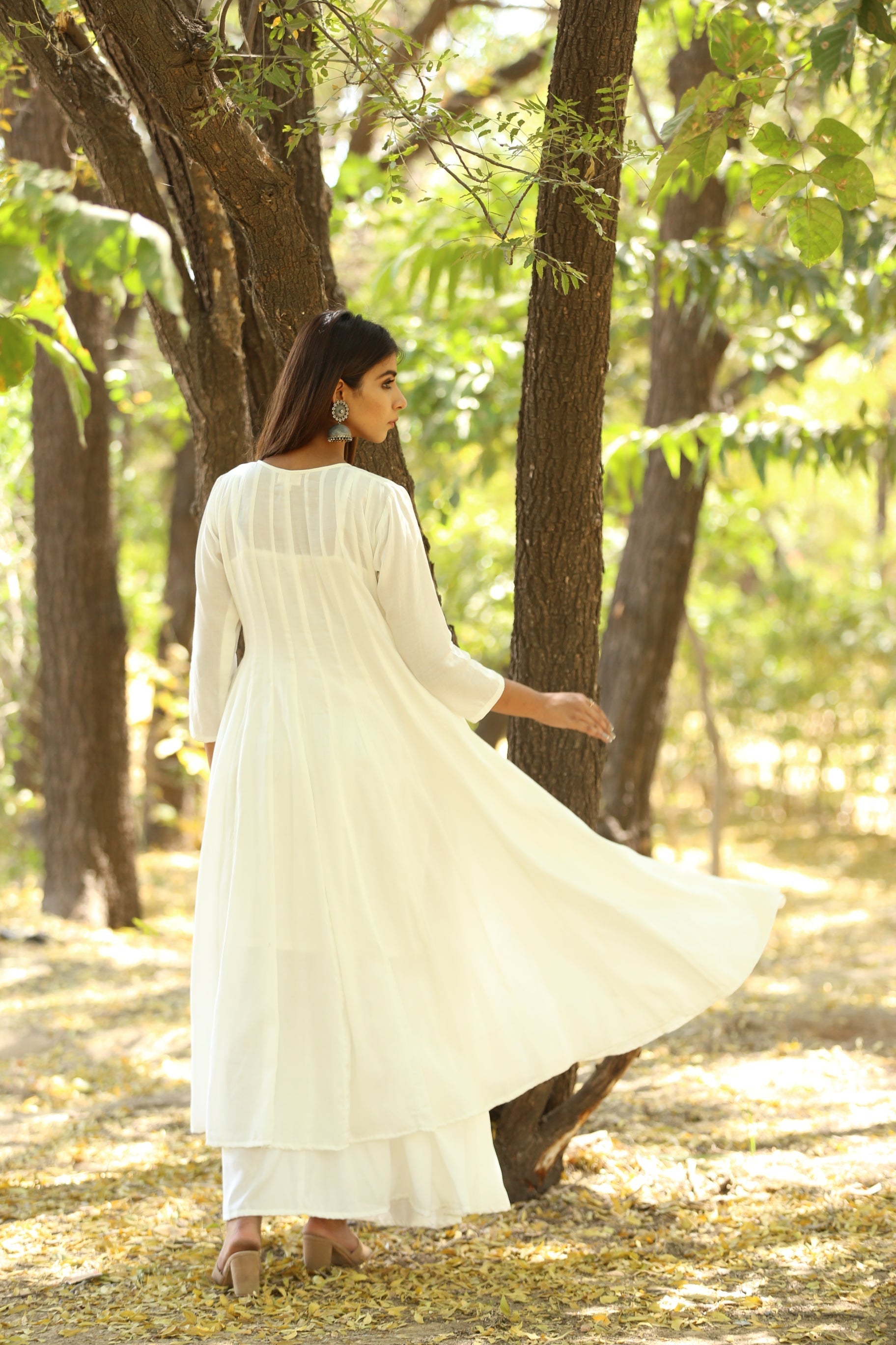 Kareena Kapoor in Glorious White Kalidar Set Gulabo Jaipur