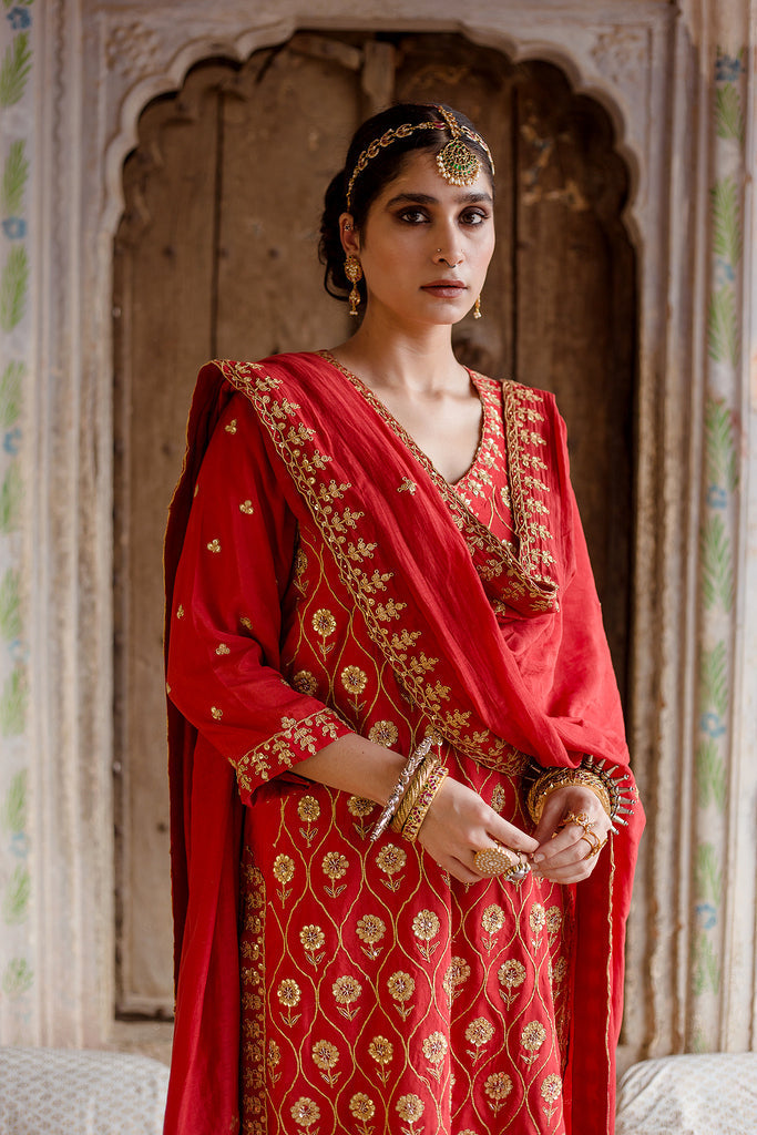Sweta Red Set Gulabo Jaipur