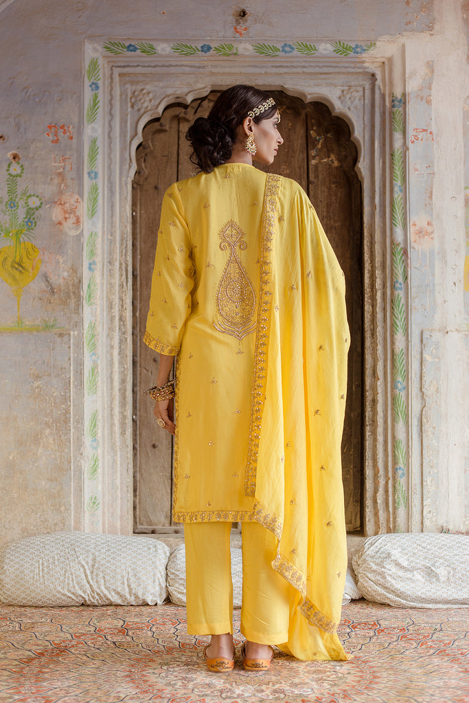 Sweta Yellow Set Gulabo Jaipur