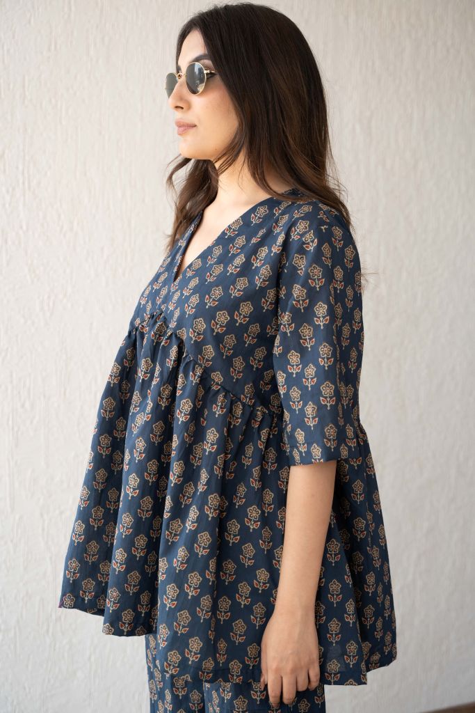 Kajal Blue Co-ord Set