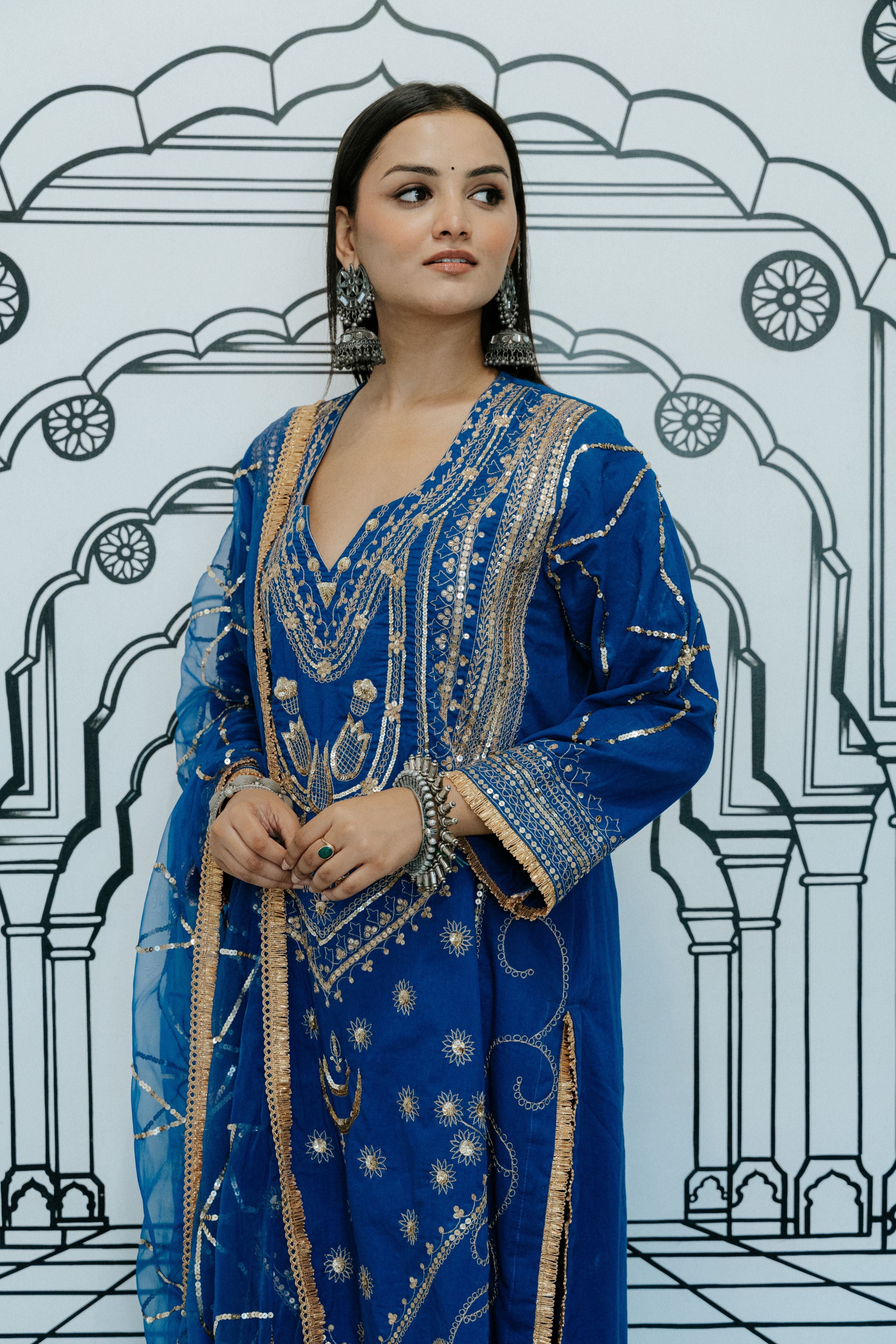 Marina Blue Straight Set