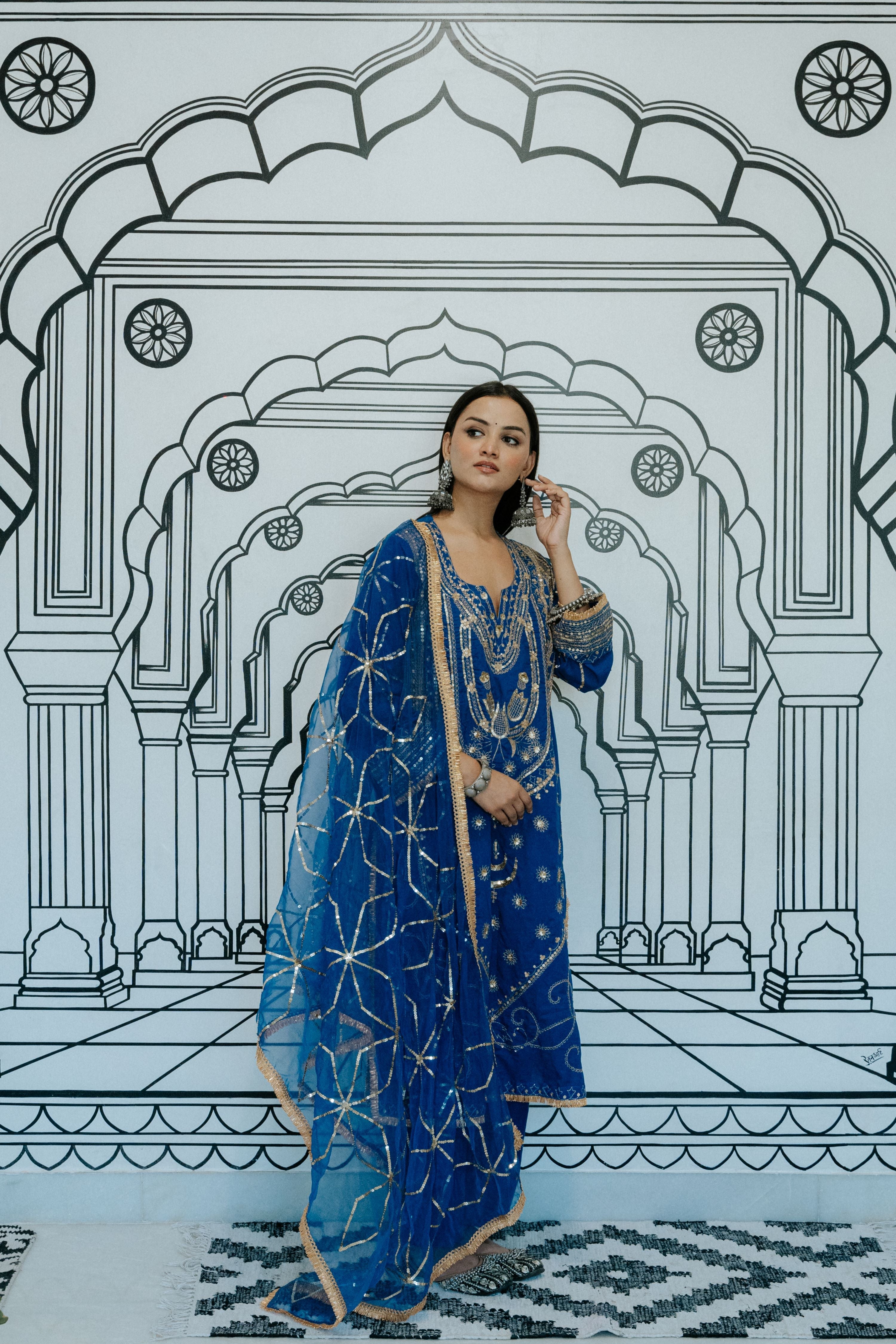 Marina Blue Straight Set