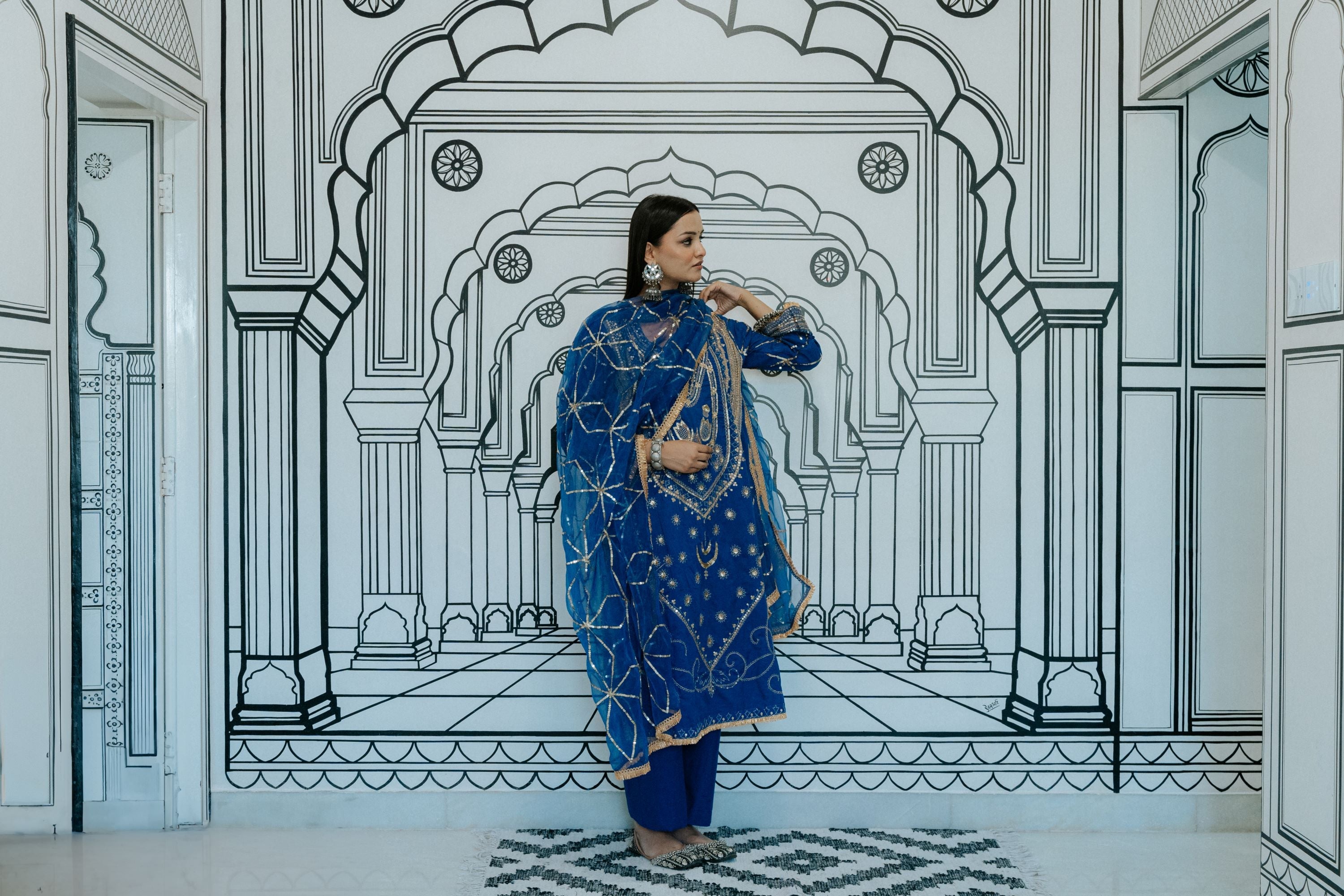 Marina Blue Straight Set