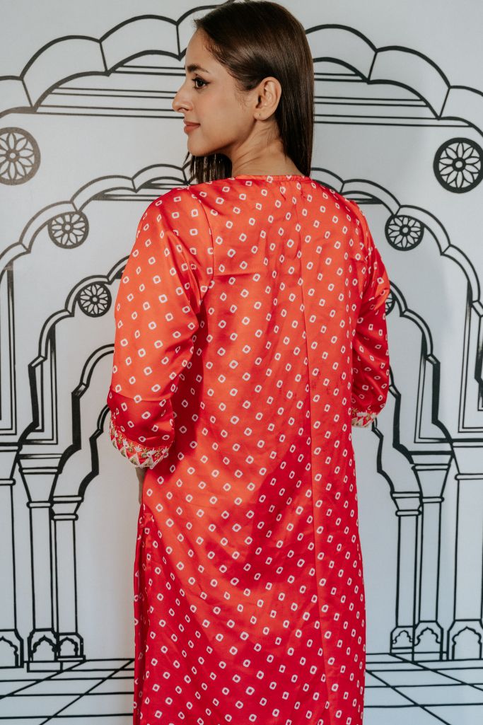 Niroz orange Co-Ord Set