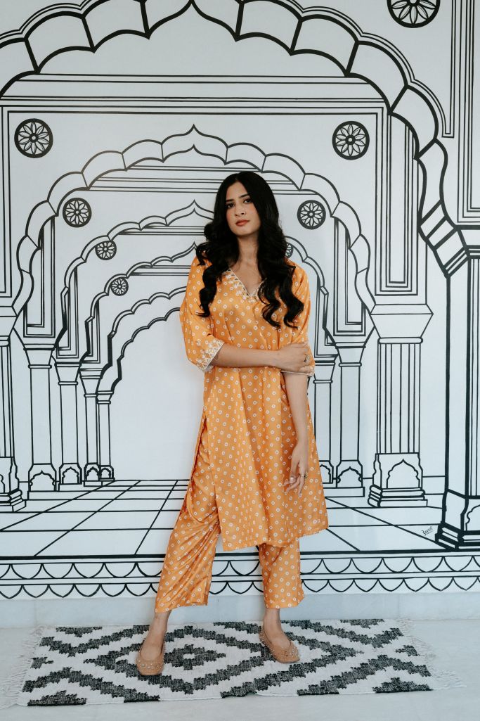 Niroz Yellow Co-Ord Set