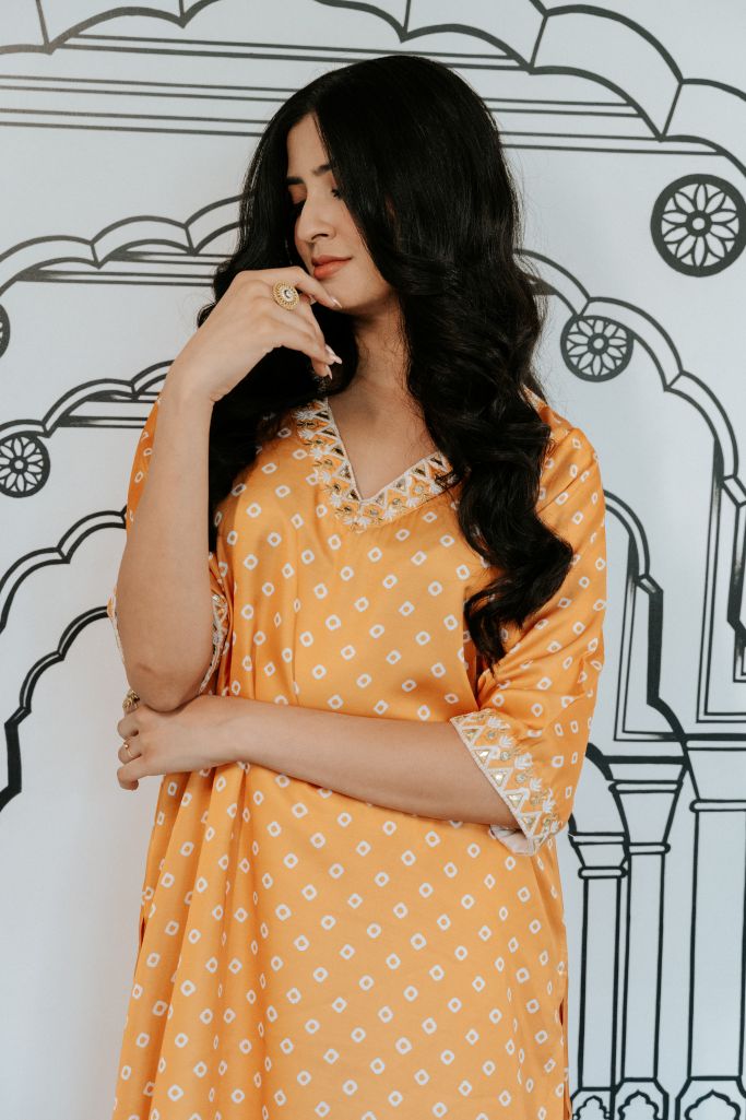 Niroz Yellow Co-Ord Set