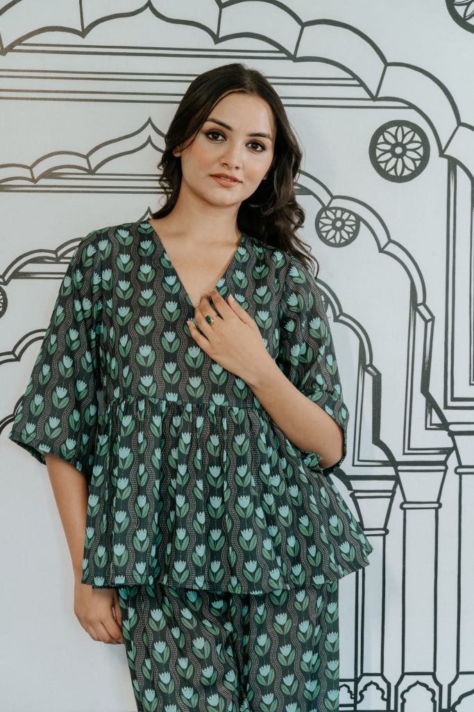 Gifa Emerald Green Co-Ord Set