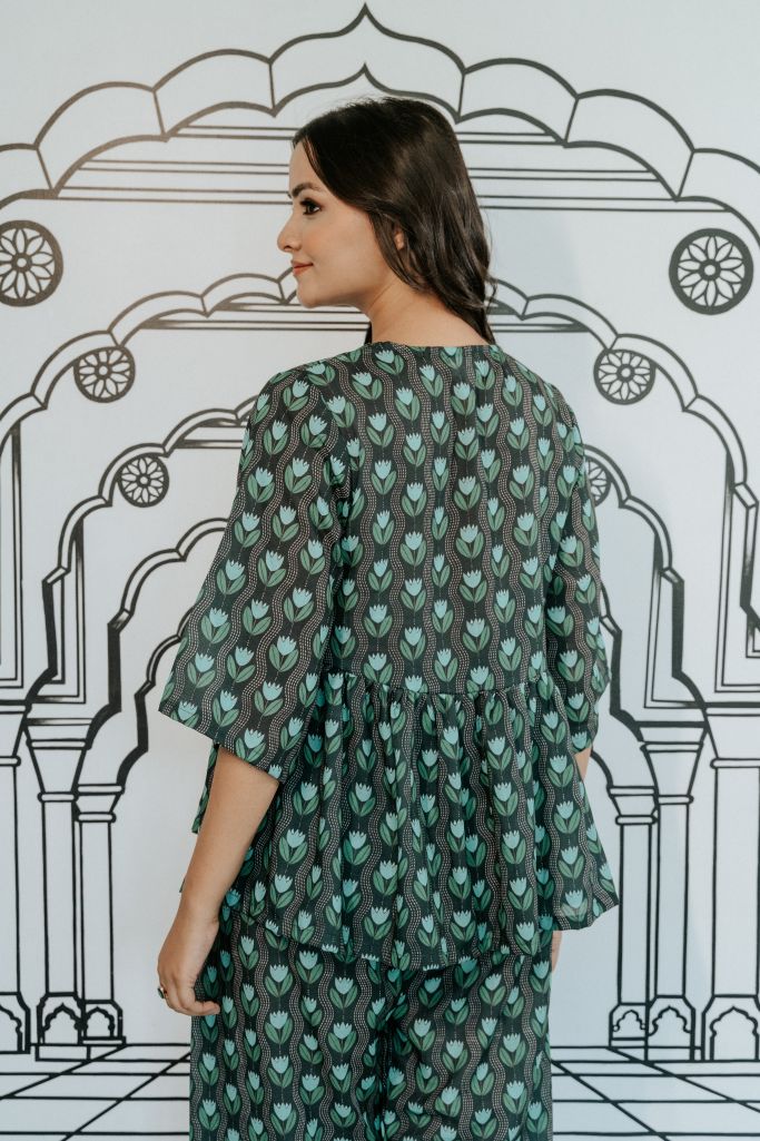 Gifa Emerald Green Co-Ord Set