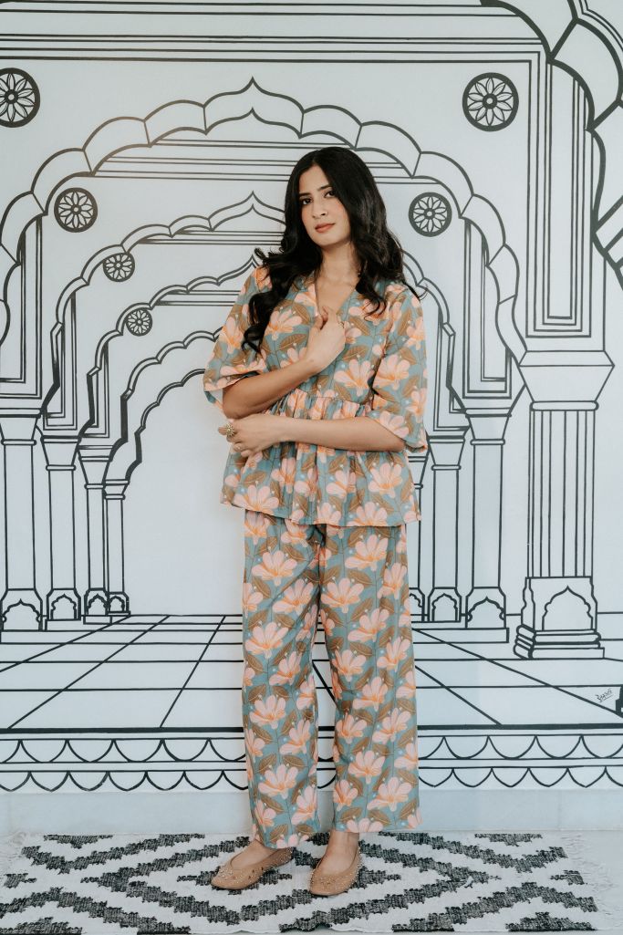 Gifa Sky Blue Co-Ord Set