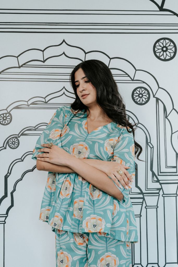 Gifa Baby Blue Co-Ord Set