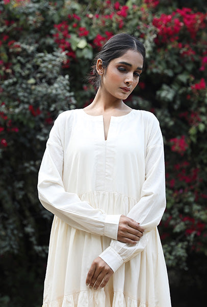 TIA WHITE DRESS Gulabo Jaipur