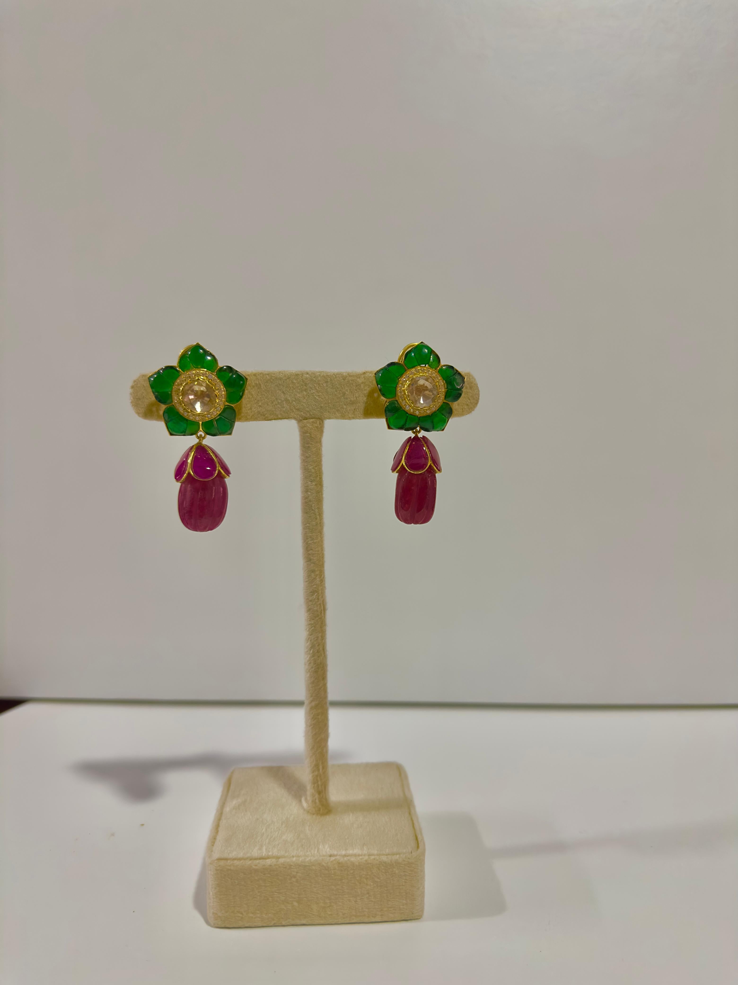 Grace Green Earrings
