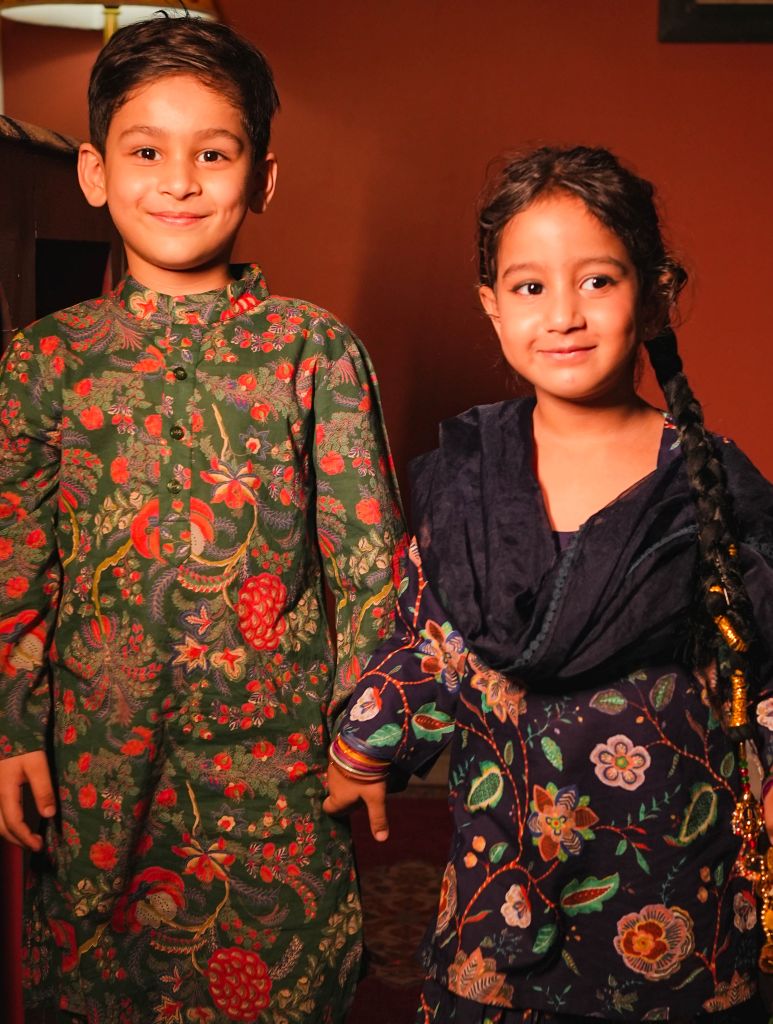 Sasha Green Kurta Pant Set