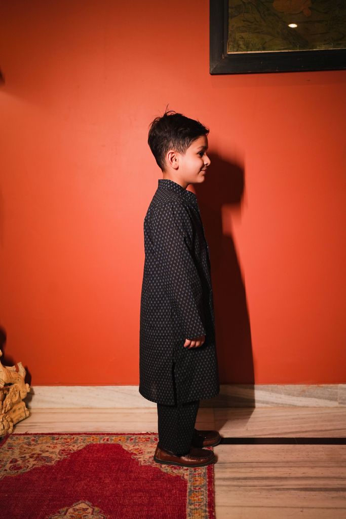 Sasha Black Kurta Pant Set