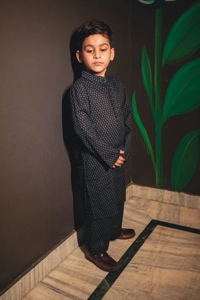 Sasha Black Kurta Pant Set