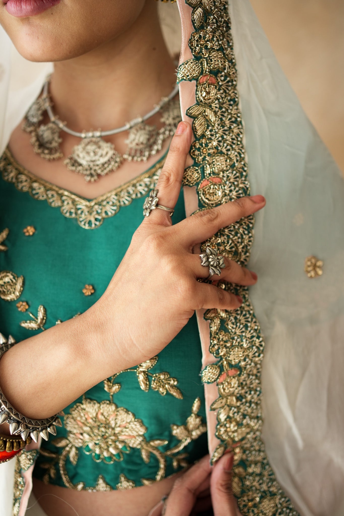 Umrao Green Lehenga Set