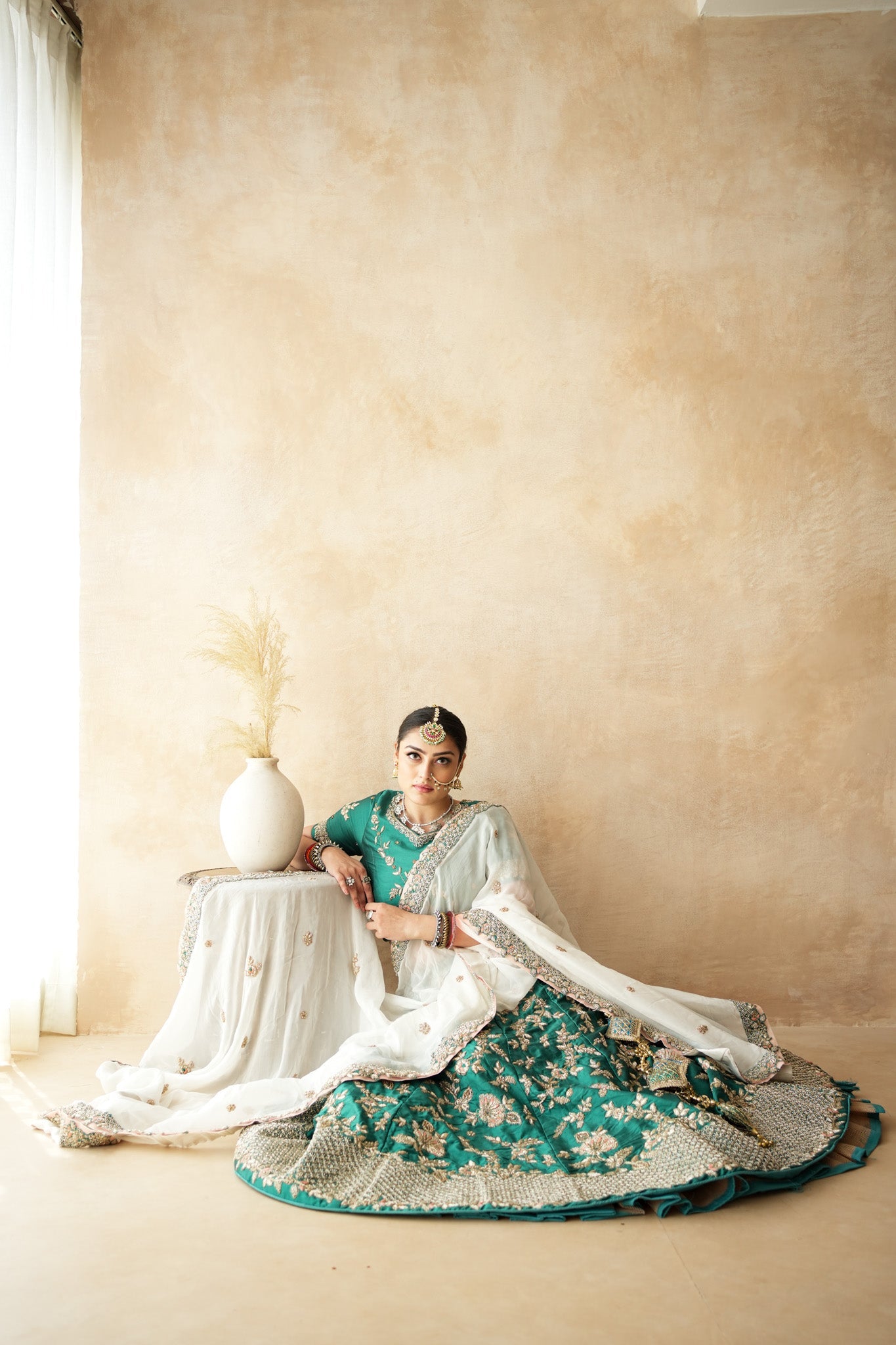 Umrao Green Lehenga Set
