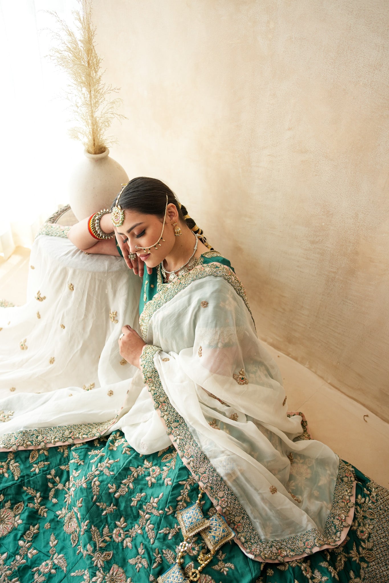 Umrao Green Lehenga Set