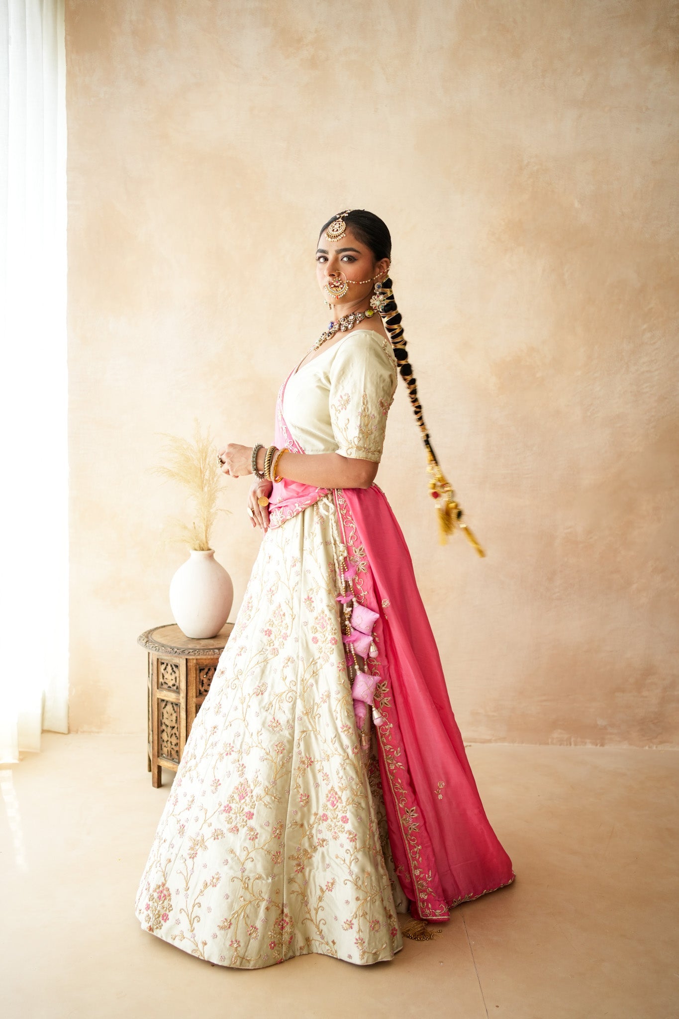 Noor Ivory Lehenga Set