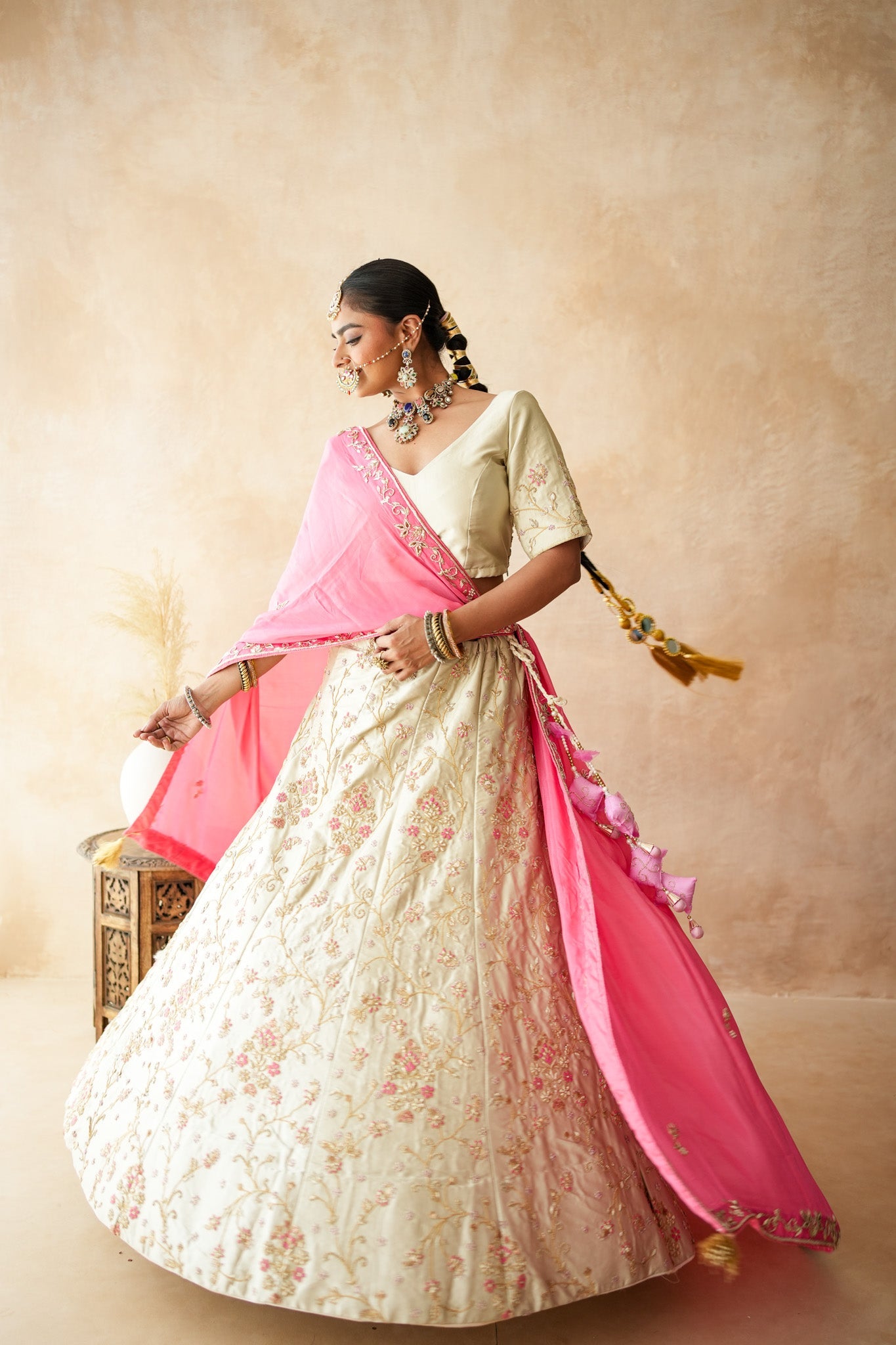 Noor Ivory Lehenga Set