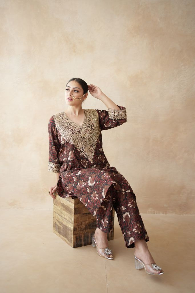 Noor Black Co-Ord Set