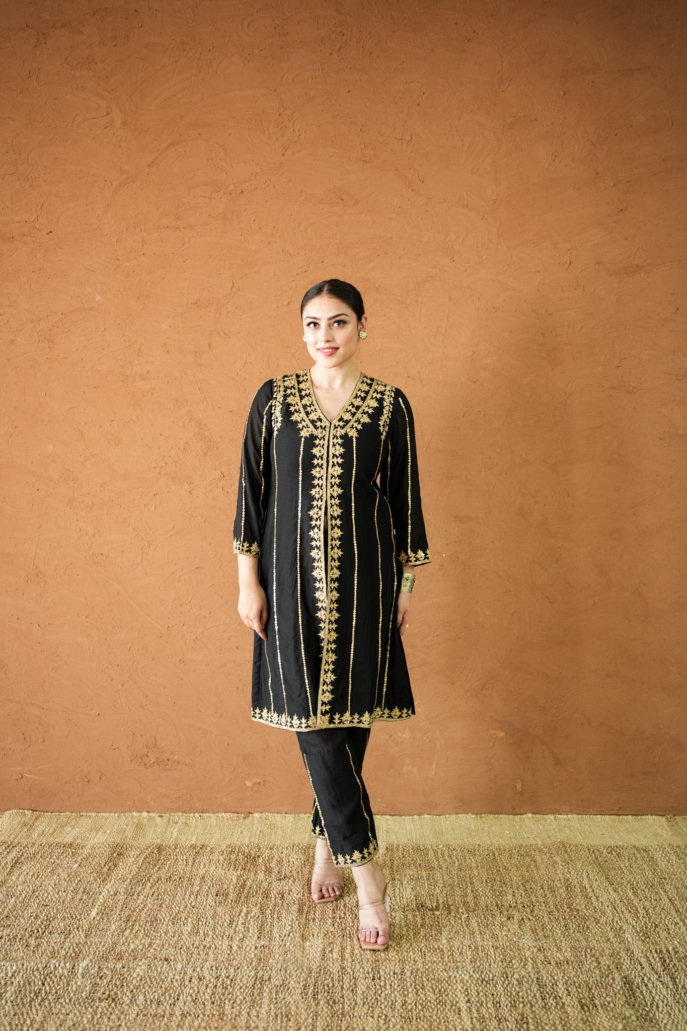 Ruhan Black Co-ord Set