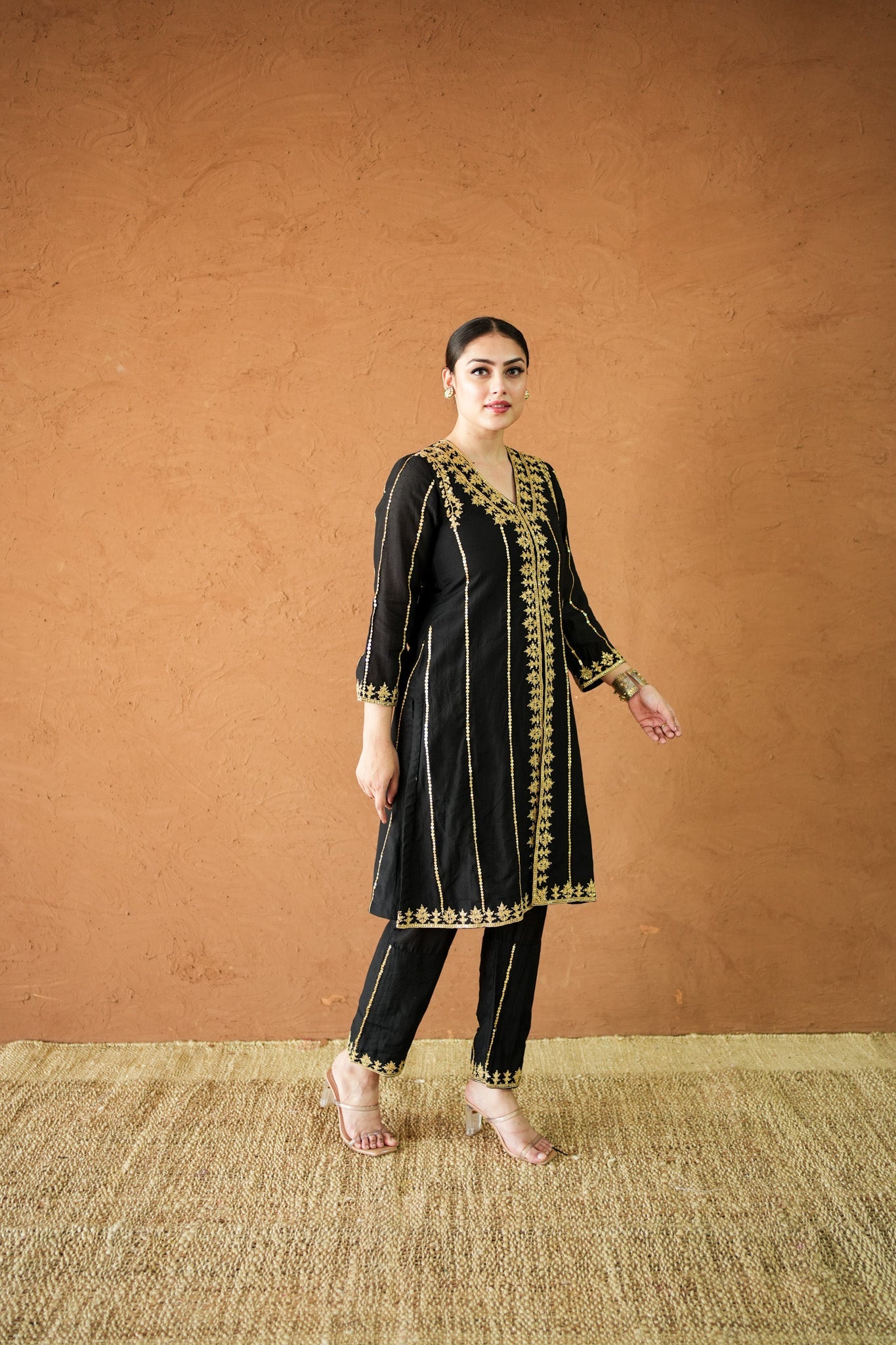 Ruhan Black Co-ord Set