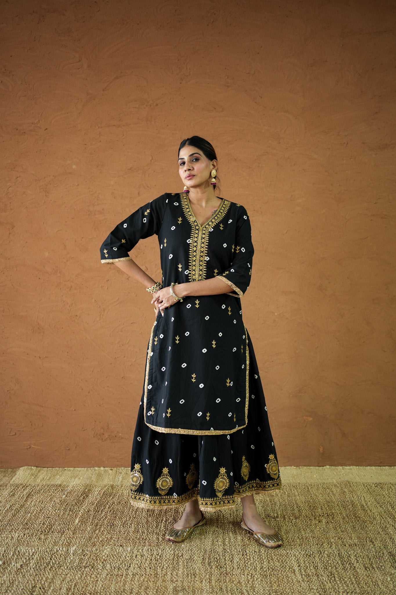 Yusra Black Co-ord Set