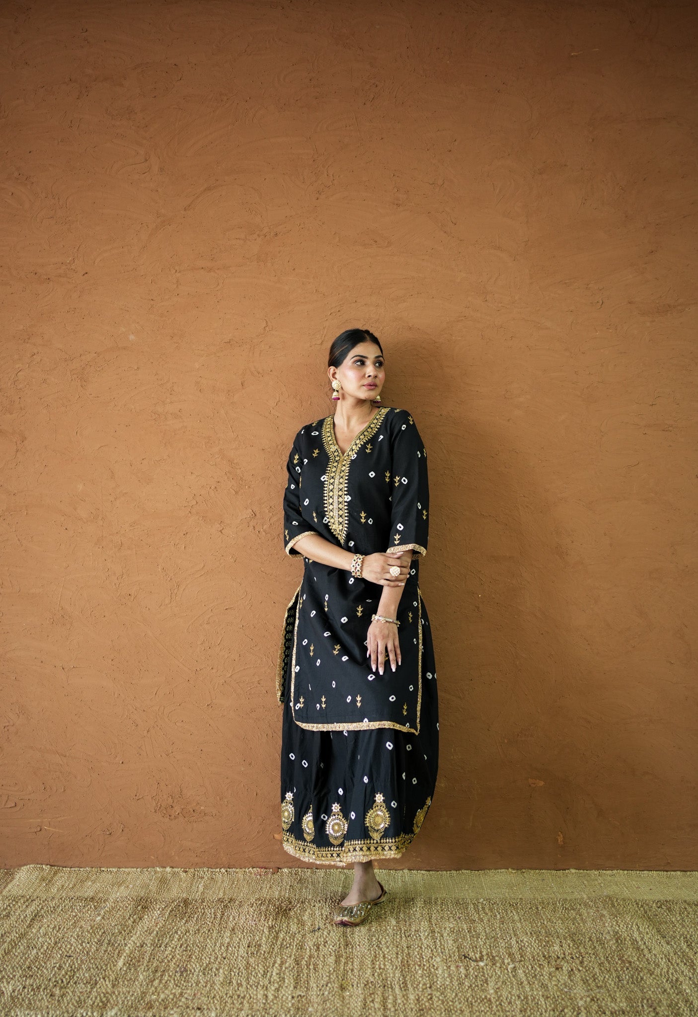 Yusra Black Co-ord Set