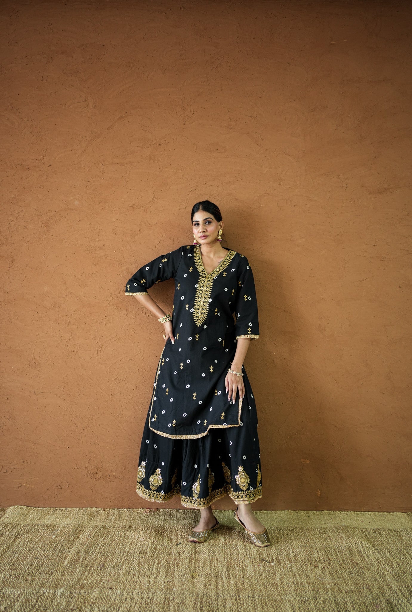 Yusra Black Co-ord Set