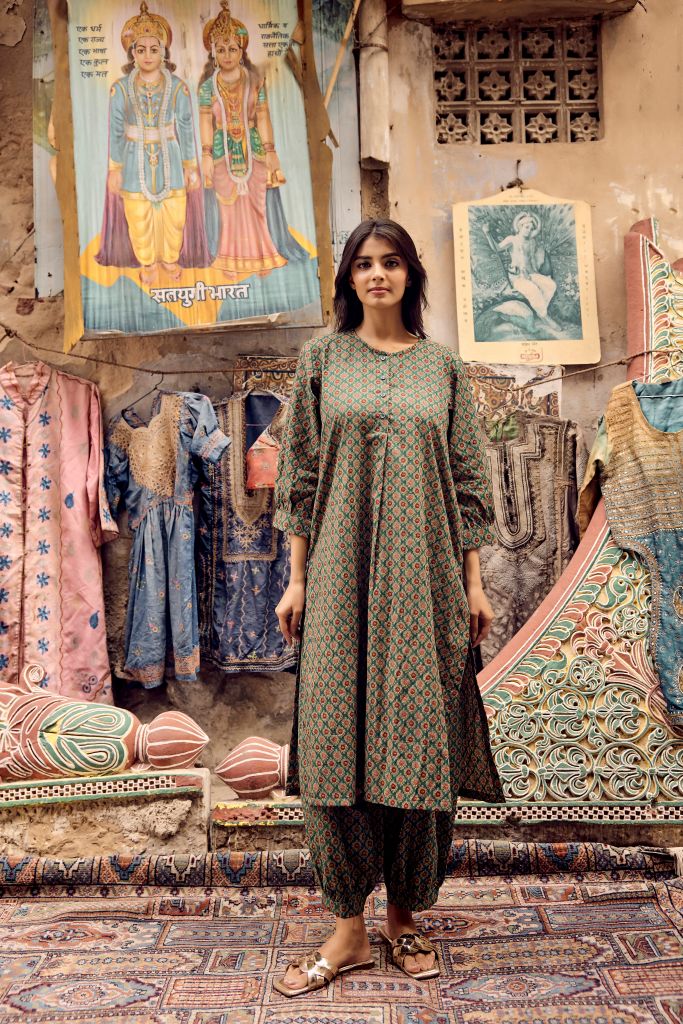 Surya Green Co-ord Set