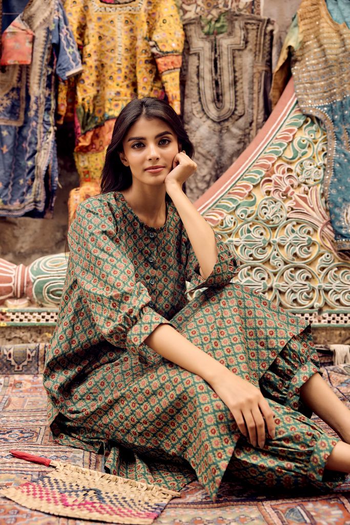 Surya Green Co-ord Set