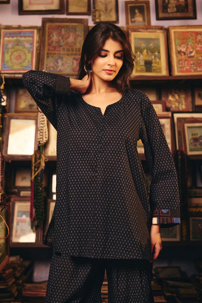 Roza Black Co-ord Set